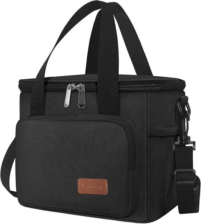 Femuar Reusable Lunch Box for Men/Women - Insulated Lunch Bag Leakproof Lunchbox for Work Office Picnic Beach - Freezable ...