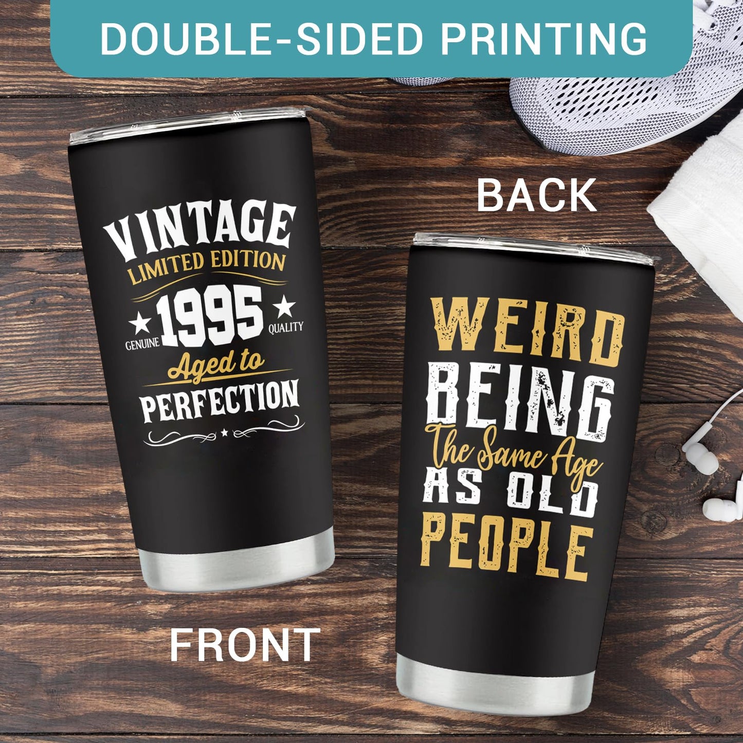 Louasedh 30th Birthday Gifts for Him, 30 Year Old Birthday Gifts, 1995 Birthday Gifts for Men, 30th Birthday Gifts Ideas, Happy 30 Year Old Birthday Male, 30th Birthday Decorations 20oz Tumbler