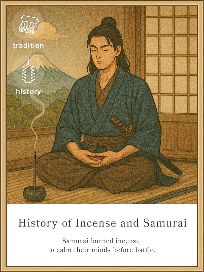 Samurai Incense Sticks, Approx. 95 Sticks ZENRED Sandalwood Purifying Meditation Low Smoke Sandalwood Aroma Made in Japan Vanilla Incense Stick Gift Gift
