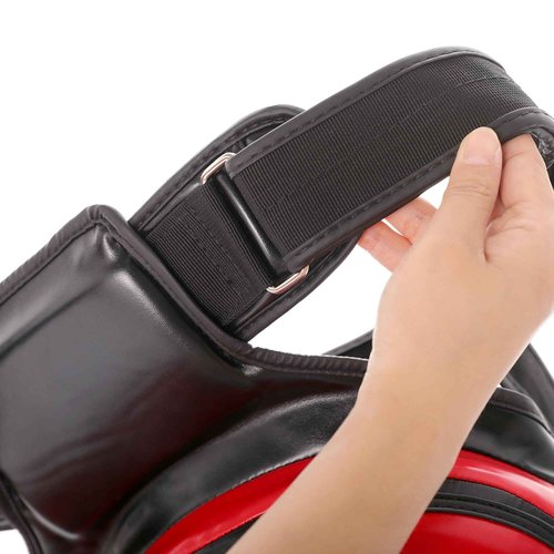 Muay Thai Thigh Pads Kickboxing Thigh Pad Leg Kick Pad for Martial Arts Coach Trainer Taekwondo Sparring Gear Thigh Body Protector (Right Thigh
