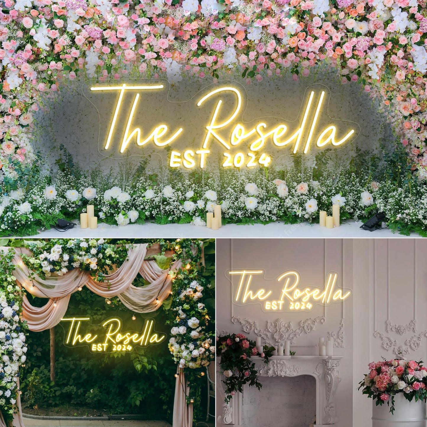 Custom Neon Signs,Personalized Neon Sign for Bedroom Wall Decor, Customizable Wedding and Birthday Party Decorations Gift