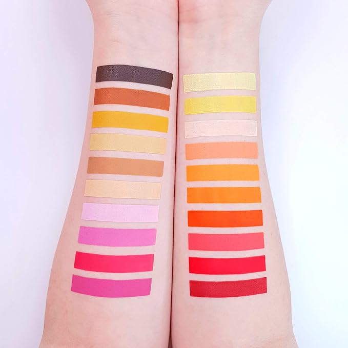 Pro Face & Body Paint Cake Pots by Moon Creations - Bright Red - Professional Water Based Face Paint Makeup for Adults, Kids - 1.26oz