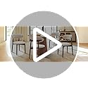 COLAMY Wooden Dining Chairs Set of 4, Modern Fabric Upholstered Kitchen Side Chairs, Farmhouse Dining Room Chair with Foot...
