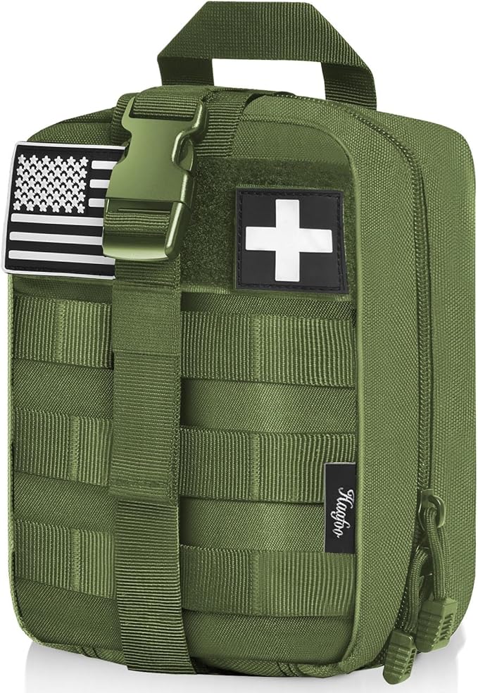 Haafoo Medical Molle Pouch Tactical - 1000D Nylon First Aid Pouch, Big Capacity EMT Pouch Utility, Heavy Duty Military Gra...