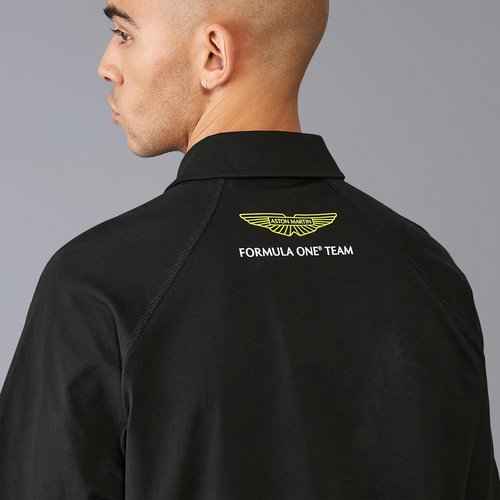 Aston Martin F1 Men's Logo Polo - Black - Size: Medium
