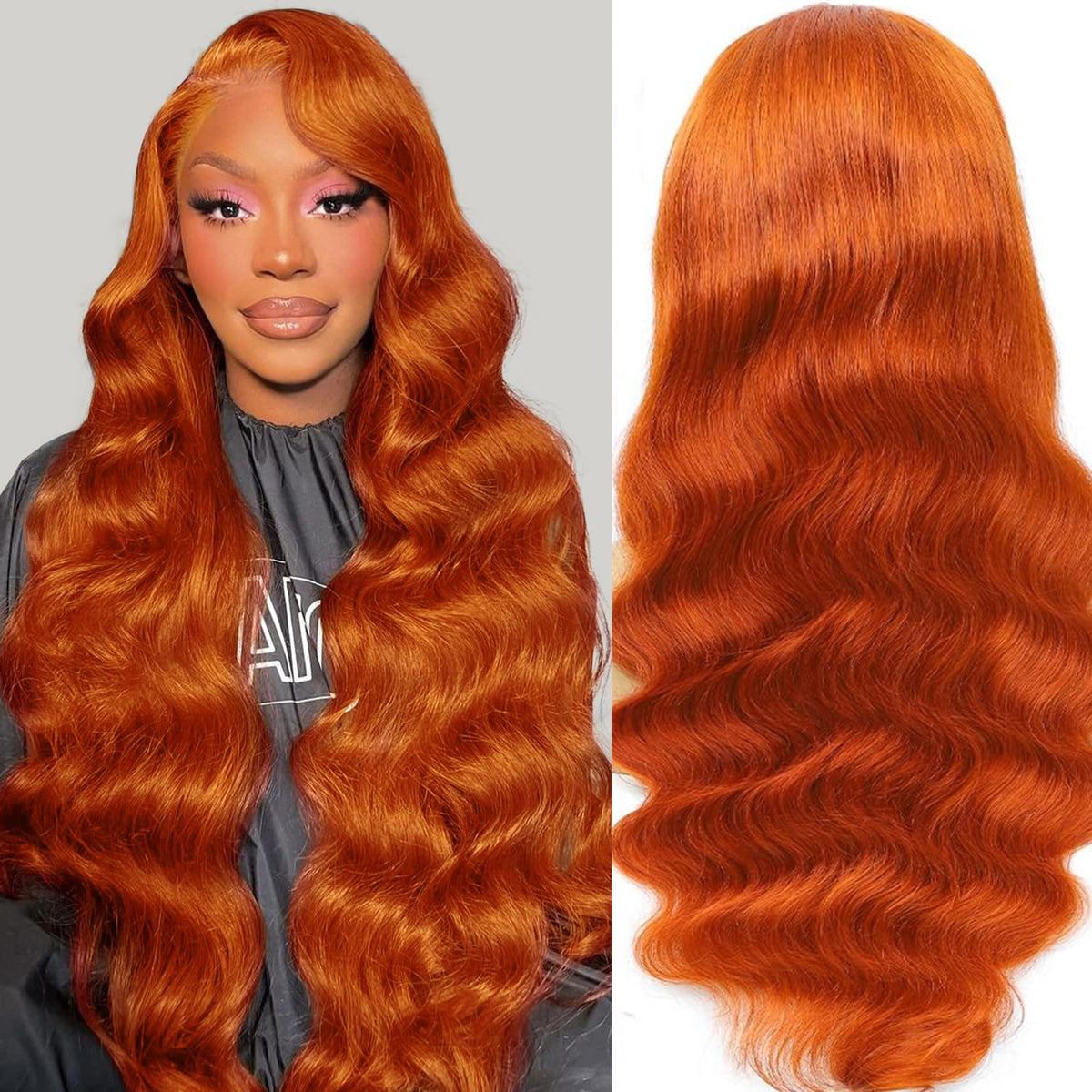 Shciyair 28 Inch Ginger Wig Human Hair 200 Density 13x4 HD Lace Front Wigs Human Hair Pre Plucked Ginger Body Wave Human Hair Wi