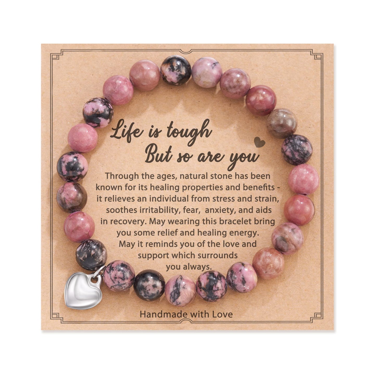 HGDEER Gifts for Her, Get Well Soon Gifts for Women, Feel Better Inspirational Gifts for Women, Inspiration Bracelets