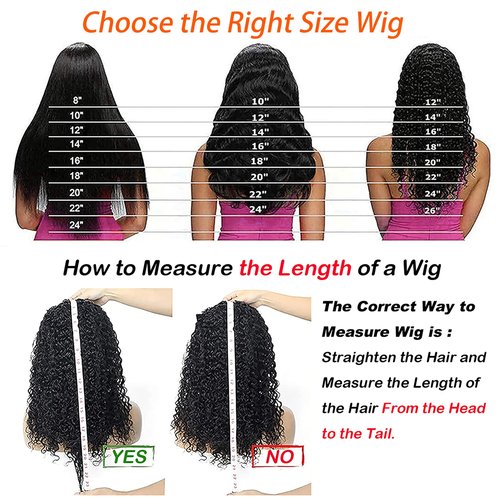 JCL Headband Wig Human Hair 14 Inch Headband Wigs Human Hair Wig Glueless Wigs Human Hair Curly Human Hair Wigs for Black Women Human Hair Natural Color Deep Wave Lace Front Wigs