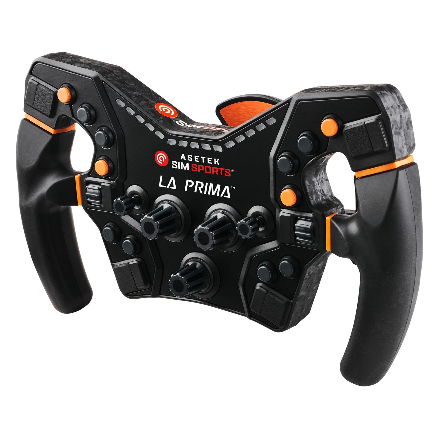ASETEK La Prima Formula Gaming Steering Wheel | Premium Steering Wheel Gaming for PC | High Precision & Customizable Controls