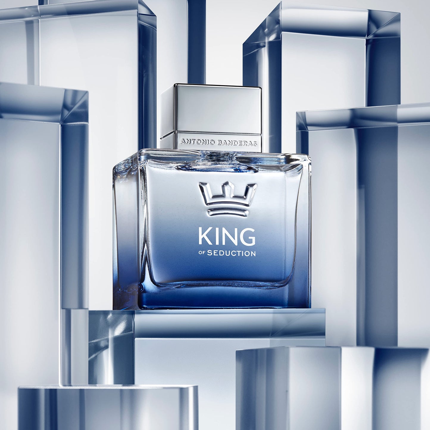 Banderas Antonio Perfumes - King of Seduction - Eau de Toilette for Men - Long Lasting - Masculine, Intense and Energetic Fragrance - Bergamot and Apple Notes - Ideal for Day Wear - 3.4 Fl Oz