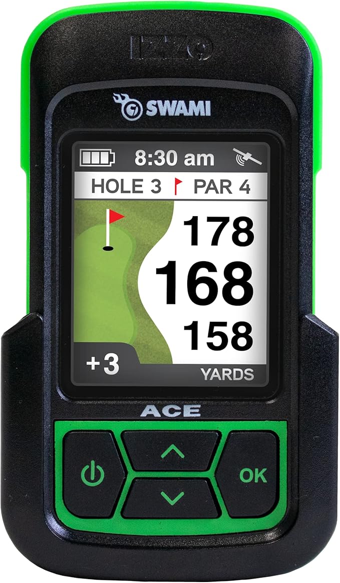 Izzo Golf Swami Ace Handheld Golf GPS Rangefinder