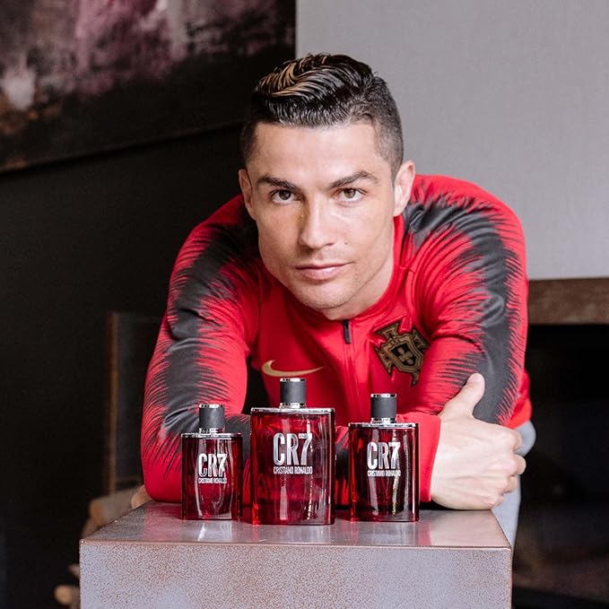 CRISTIANO RONALDO CR7 Eau De Toilette Cologne Scent for Men - Woody, Musky Men's Scent with Lavender, Cardamom, Tobacco, and Cedar - 1.7 oz