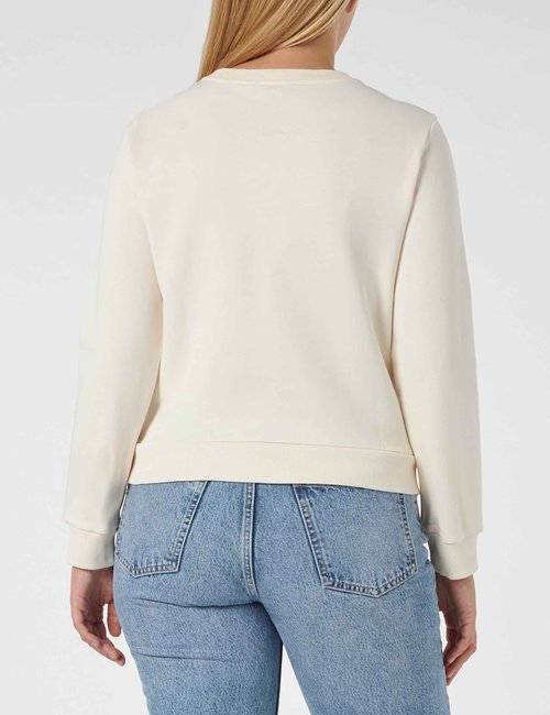 Armani Exchange Women's French Terry Studded Logo Pullover Sweatshirt, Iso, Large