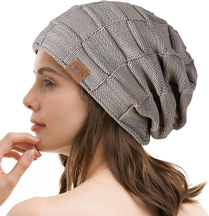 REDESS Beanie Hat for Men and Women Winter Warm Hats Knit Slouchy Thick Skull Cap