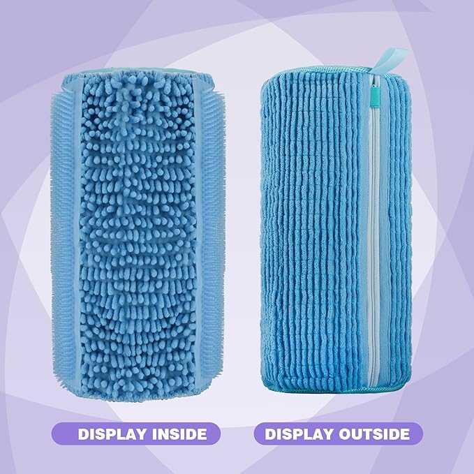 2Pcs Shoe Washing Machine Bag,Deep Clean Reusable Shoe Cleaning Bags,Laundry Shoe Bag for Washer and Dryer Includes 2 Storage Dust Bags for Shoes,Gym,Tennis,Sports 2 Sneaker Washing Machine Bag Blue