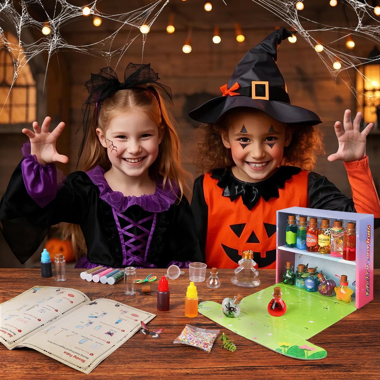 Potion Magic Kit for Kids, Creative Magic Fairy Arts and Crafts Kit Birthday Gifts Toys for Girls 6 7 8 9 10 11 12+ Year Old Boys Decorations Family Activities Party Favors