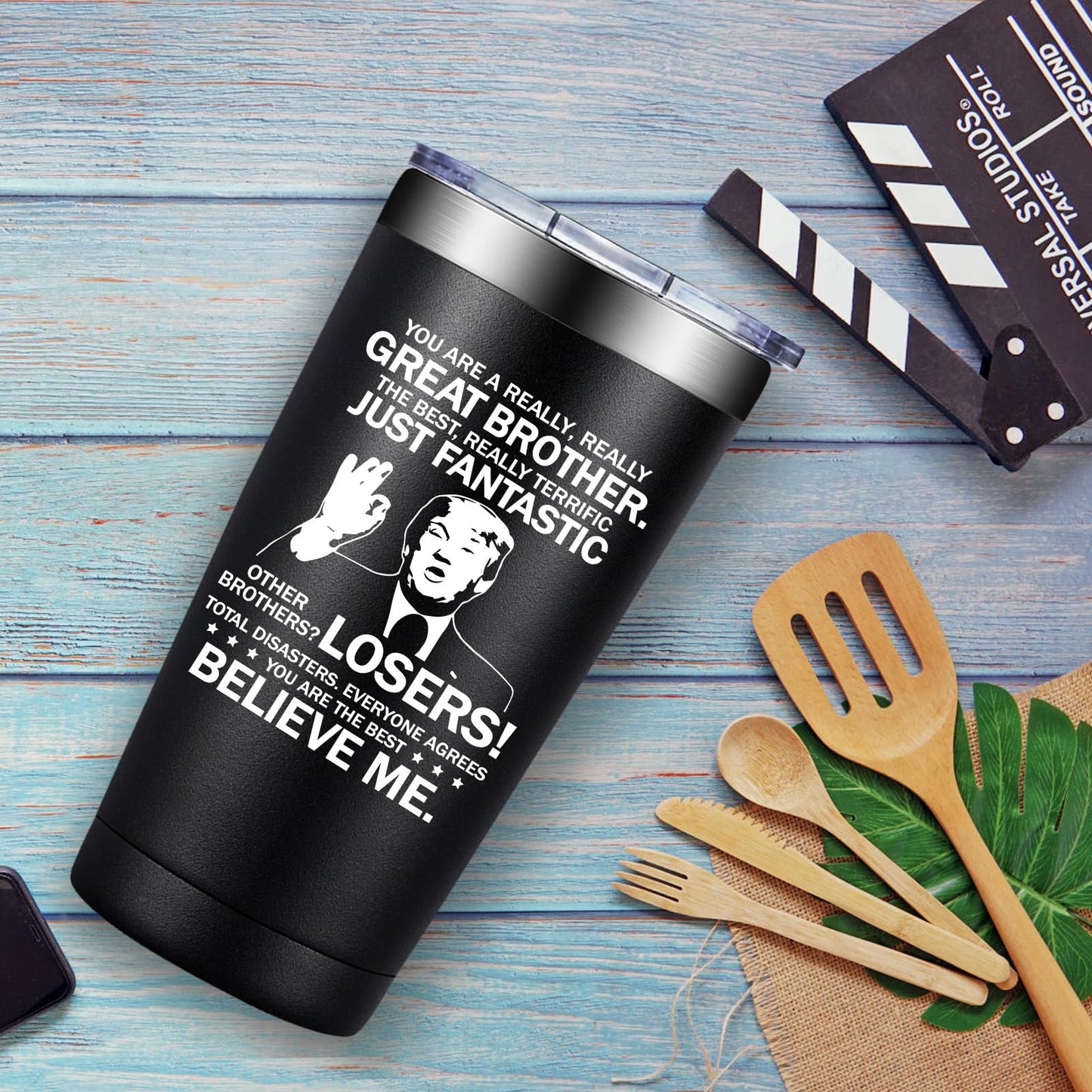 DOEARTE Gifts for Brother - Brother Gifts from Sister - Christmas Gift for Brothers Adult - Fathers Day, Birthday Gifts for Brothers - 20oz Tumbler