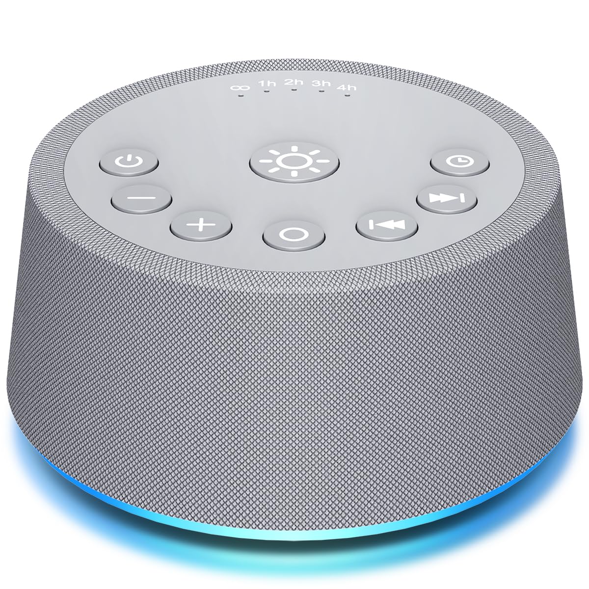 SoundLegend Sleep White Noise Sound Machines 32-Level Volume 30 Sounds 12 Colors Light 5 Timers Adjustable Light Brightness Compact for Everyone Travel Gift Memory Function