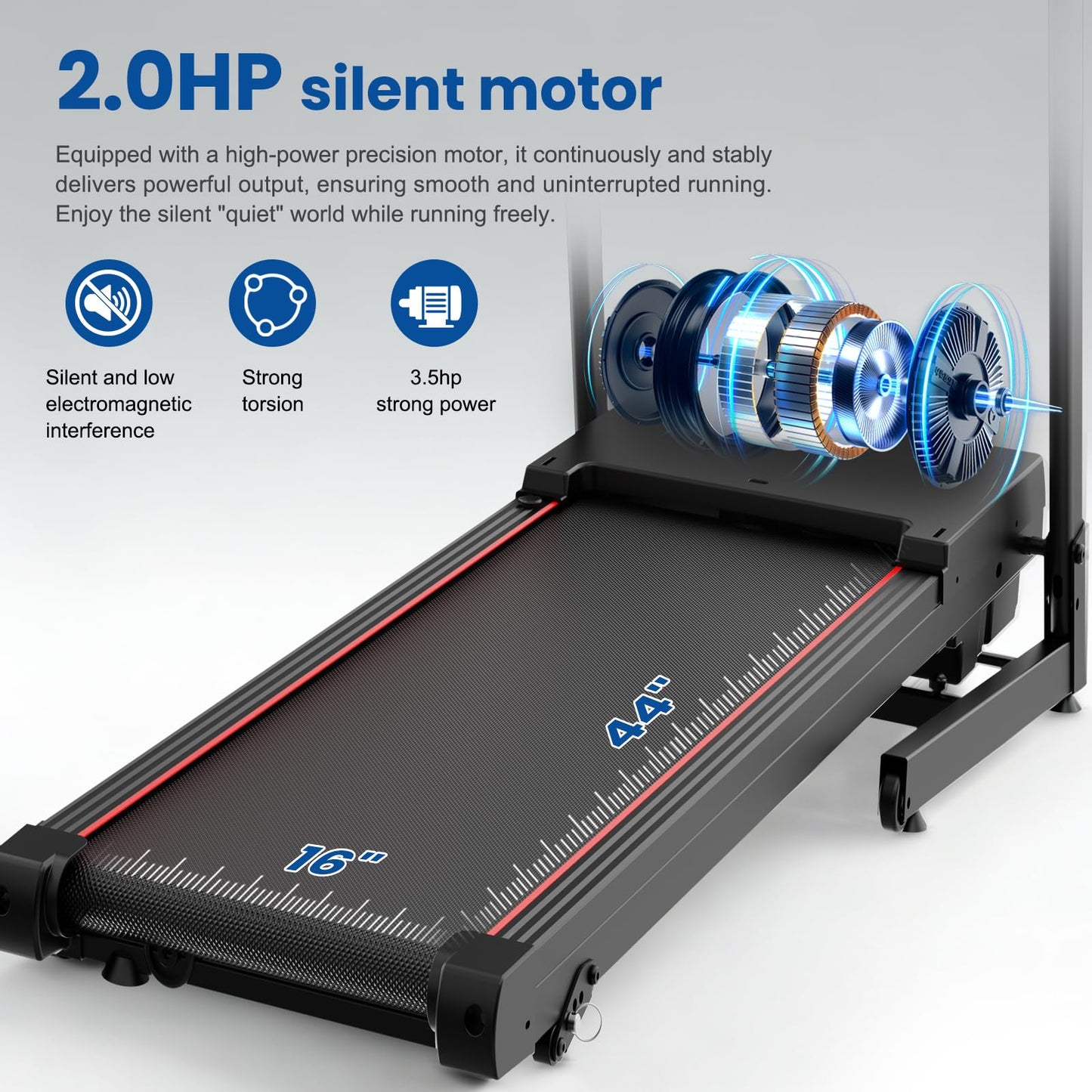 RECOVION 2-in-1 Treadmill and Rowing Machine Combines Running and Rowing for Aerobic Exercise with Adjustable Resistance, Space-Saving Full-Body Workout Machine