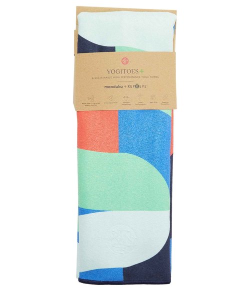 Manduka Repreve Yogitoes Yoga Mat Towel Wavelength 71"
