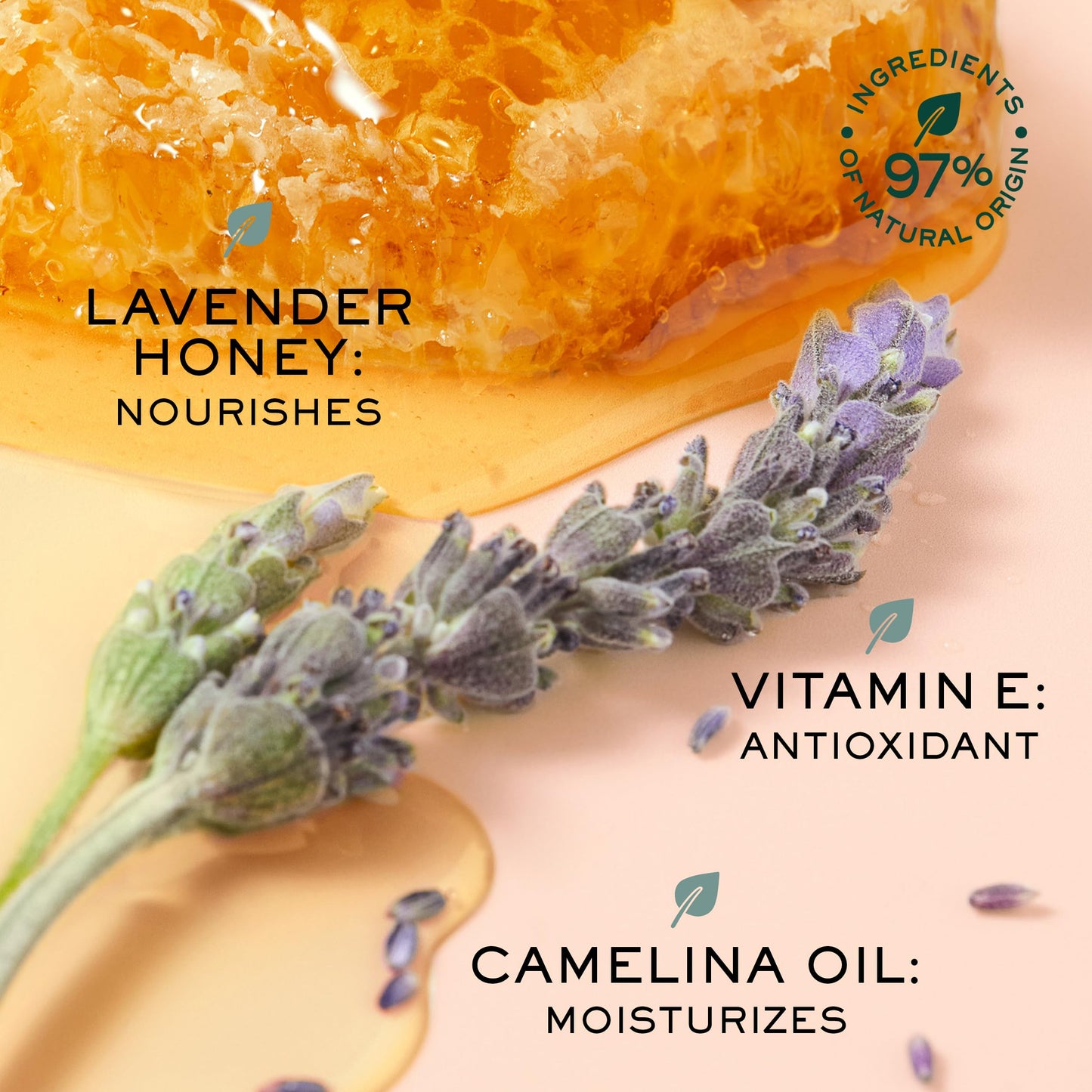 NUXE Rve de Miel Honey Lip Oil With Vitamin E and Lavender for Moisturized Shiny Lips, 97 Percent Natural, 0.33 Fl Oz