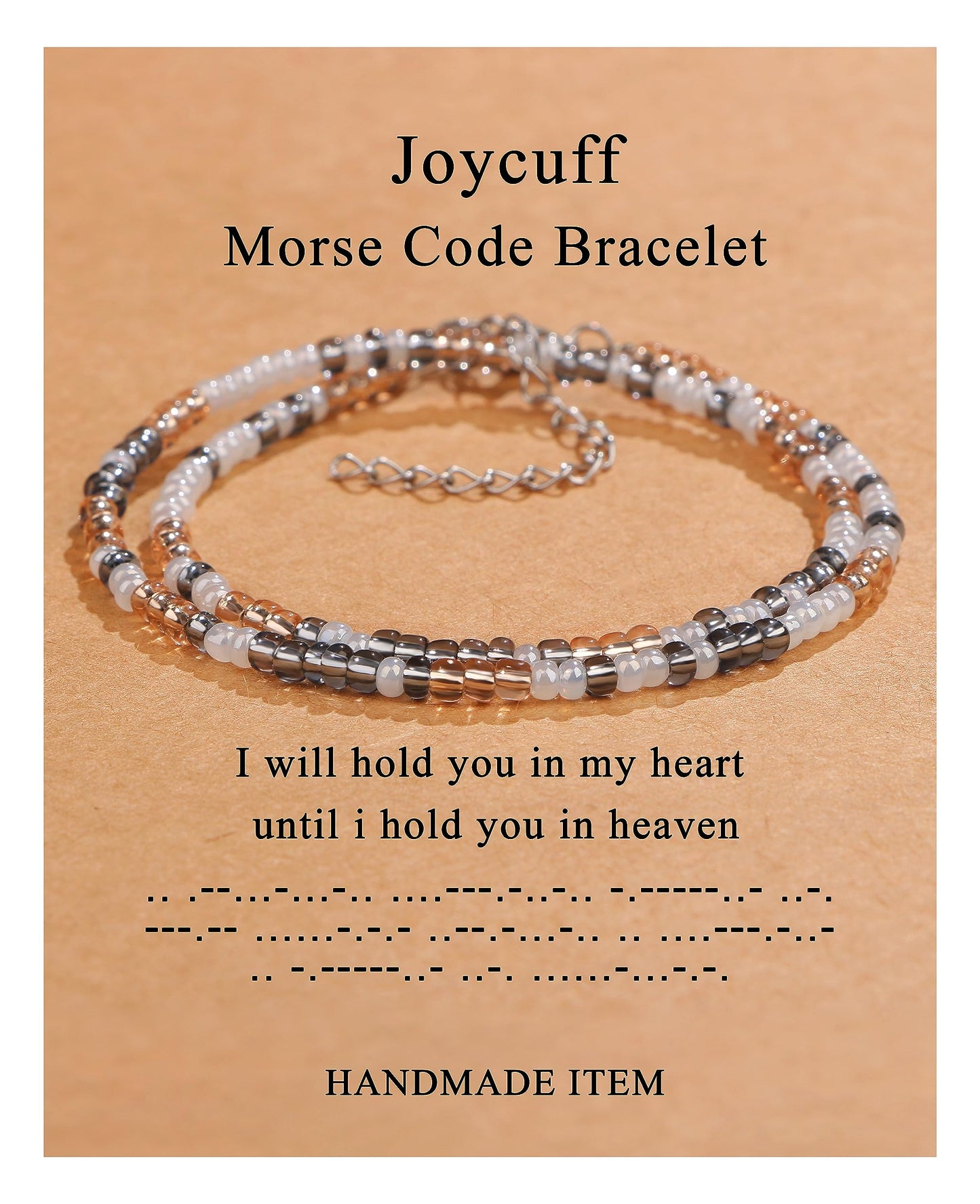Memorial Gifts for Women Morse Code Bracelets for Loss of Loved One Sympathy Gifts for Loss of Dad Mom Aunt Sister Friends Fathe