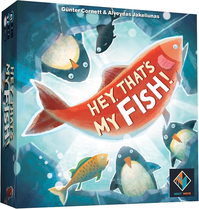 Hey, That's My Fish! Board Game - A Strategic Penguin Fishing Adventure Game, Fun Family Game for Kids and Adults, Ages ...