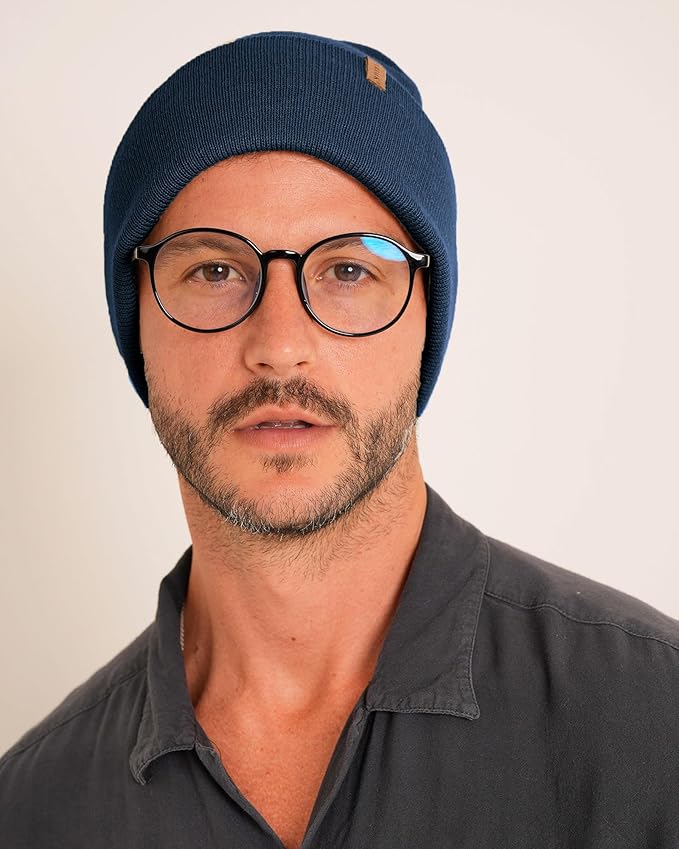 FURTALK Beanie for Men Women Cuffed Thick Knitted Unisex Winter Hat Beanies Skull Cap