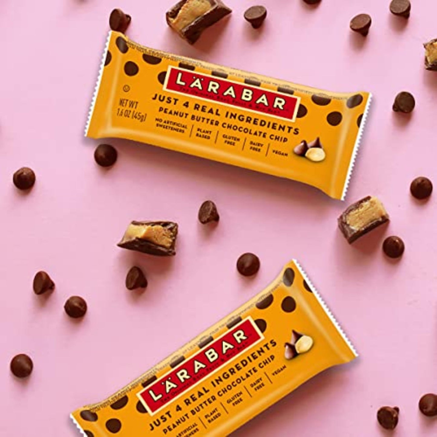 Larabar Chocolate Variety Pack, Fruit and Nut Bars, Gluten Free and Vegan, 28.8 oz, 18 Ct