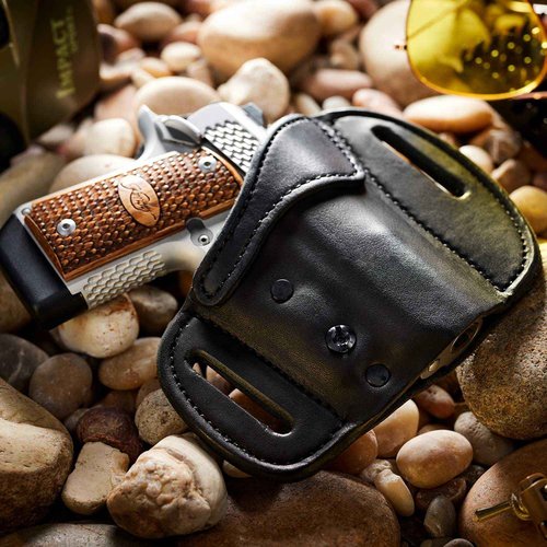 Urban Carry LockLeather OWB Holster for Glock 48 (All Gens) - Secure & Comfort Hybrid Leather/Polymer Design for 4.2-inch Barrel