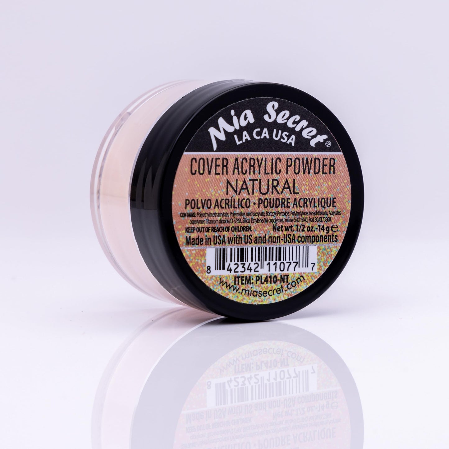 Mia Secret Cover Natural Acrylic Nail Powder - 0.5 oz MADE IN USA