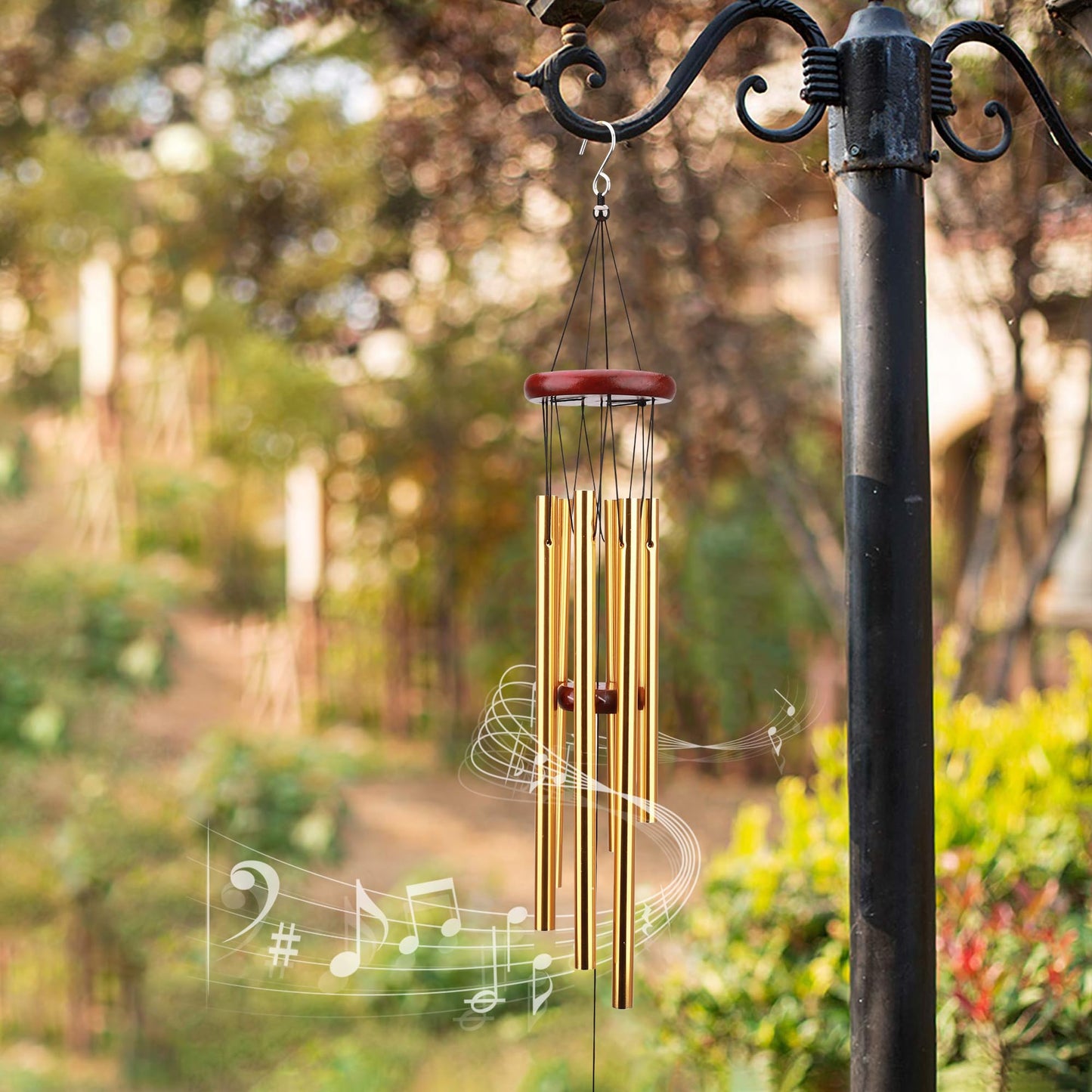 50th Anniversary Present for Parents, Happy 50th Anniversary Wind Chime, Parents 50 Years of Marriage, Mom and Dad Golden Wedding Gifts for Mom and Dad Parents