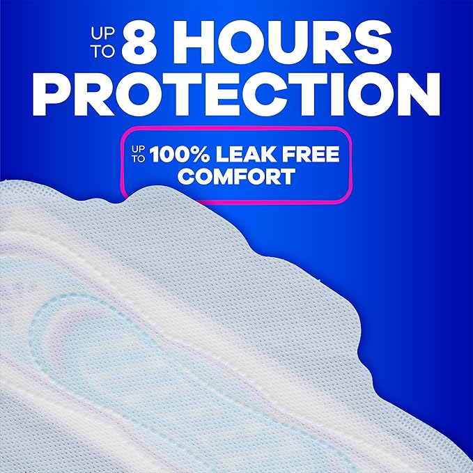 Always Ultra Thin Pads without Wings, Size 1, Regular, 132 Count (3 Packs of 44)