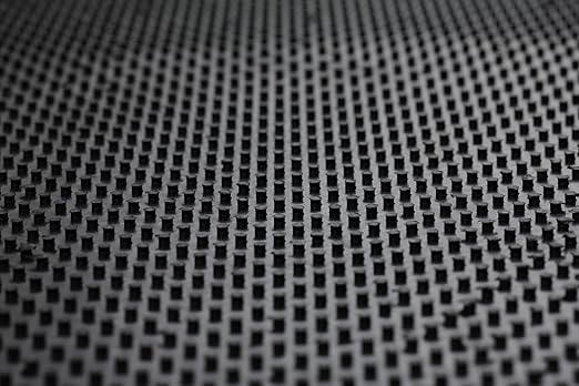 Guardian Platinum Series Indoor Wiper Floor Mat, Rubber with Nylon Carpet, 2'x6', Black