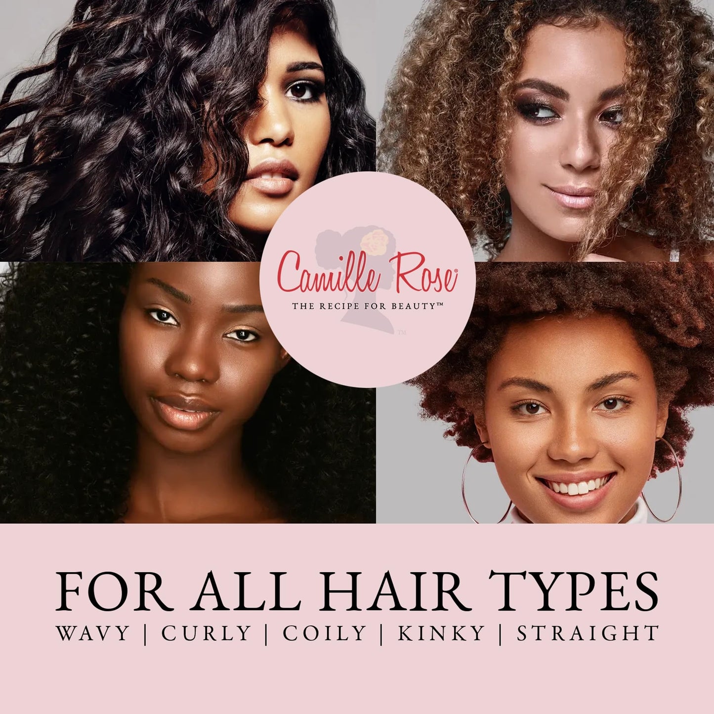 Camille Rose Curl Love Moisture Milk Leave-In Conditioner, with Rice Milk and Macadamia Oil to Soften, Smooth and Detangle Curly
