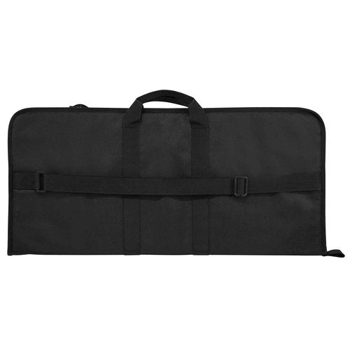 UTG 28" KIS Keep-It-Simple Gun Case, 600D Polyester, Black & Walker's Razor Slim Electronic Muff, Black