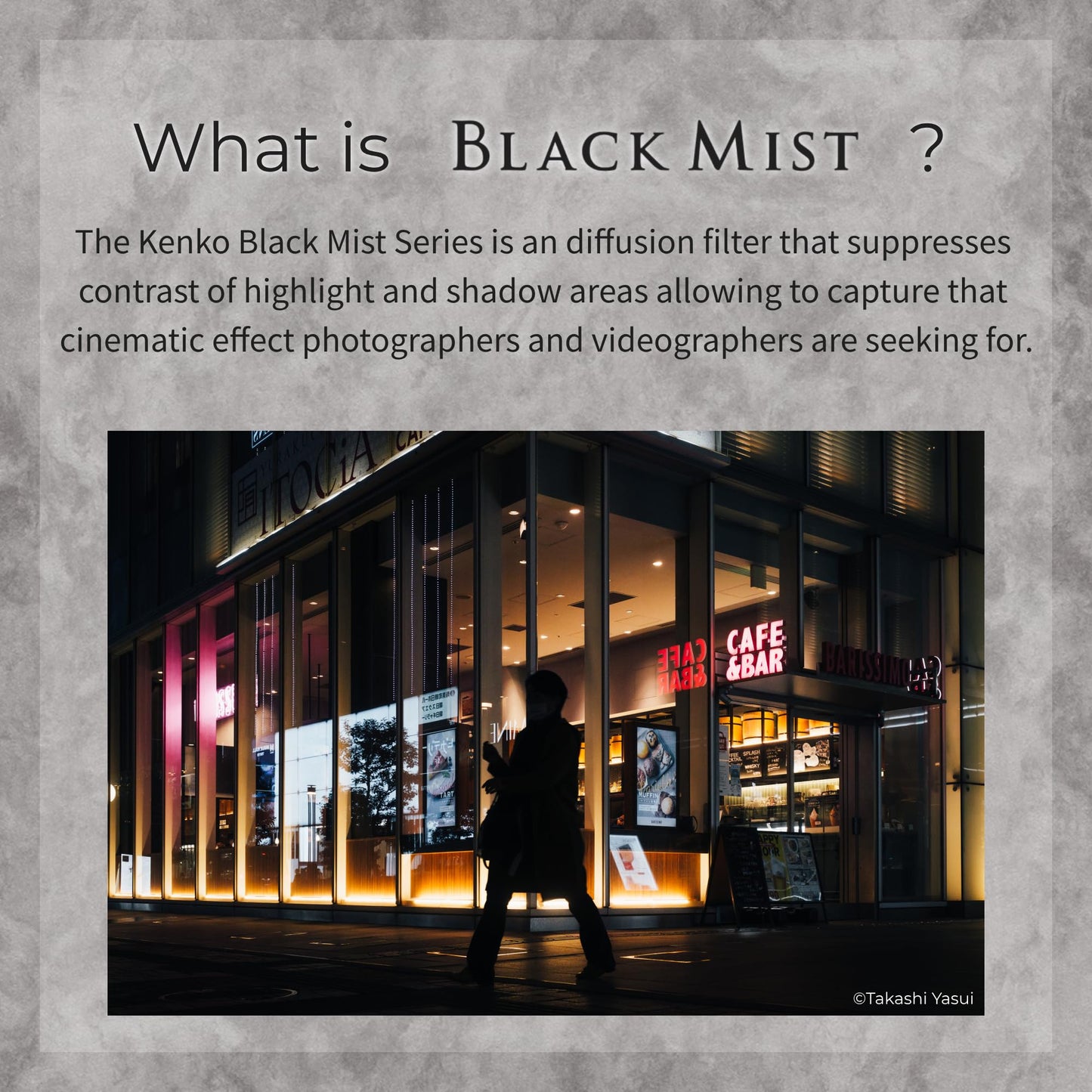 Kenko Lens Protection & Soft Effect Filter Black Mist Protector F72Mm, Multi-Coted, 0.25 Soft Effect, For That Perfect Cinematic
