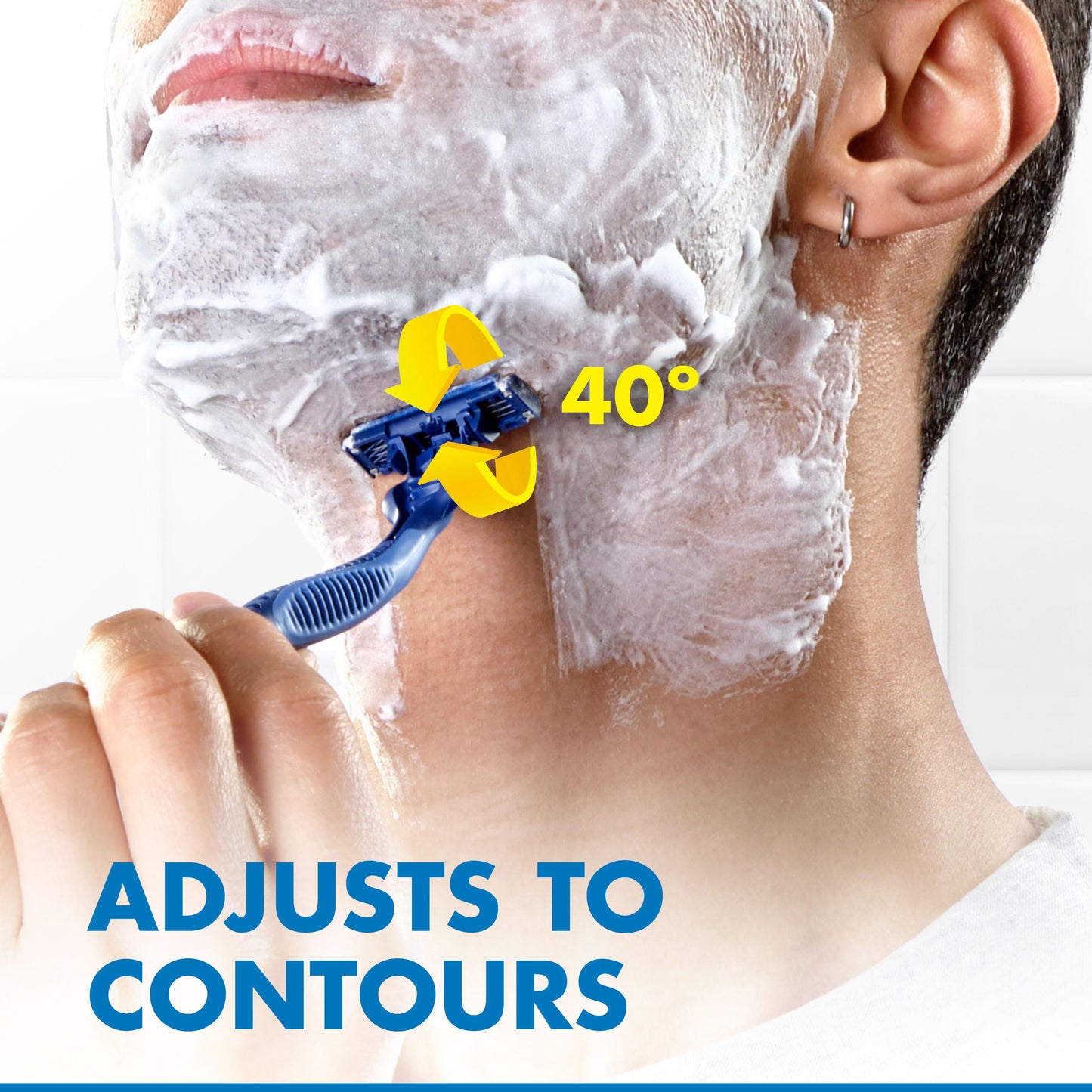 Gillette Sensor3 Smooth Shave Disposable Razor, 4 Count