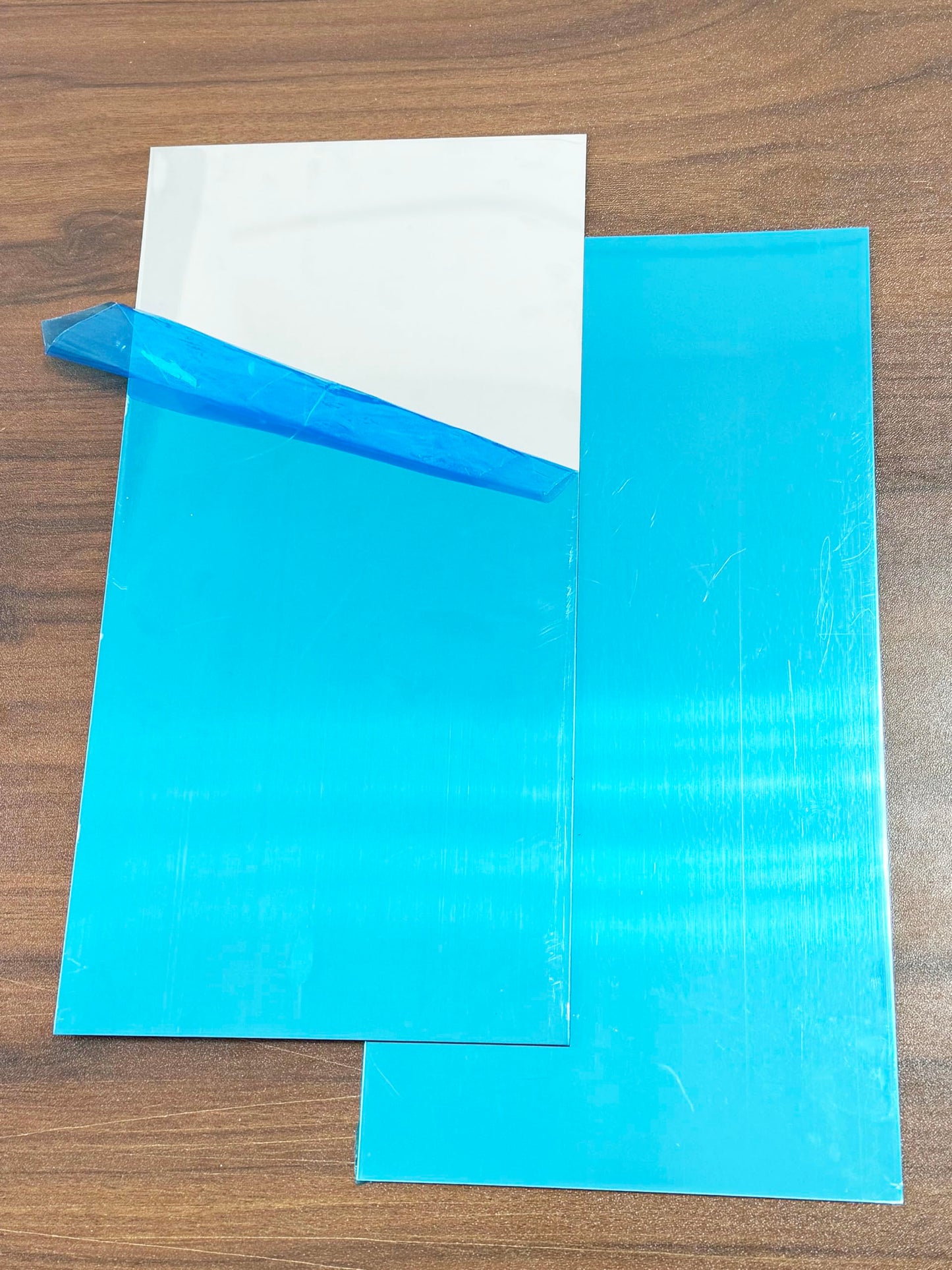 Daremove 430 Stainless Steel Metal Plates, 12" x 6" Inch, Suitable for Magnetic Installation Plate Walls, Suitable for Metal Plates in processes, Kitchens, and Offices (4, 0.5mm Thick)