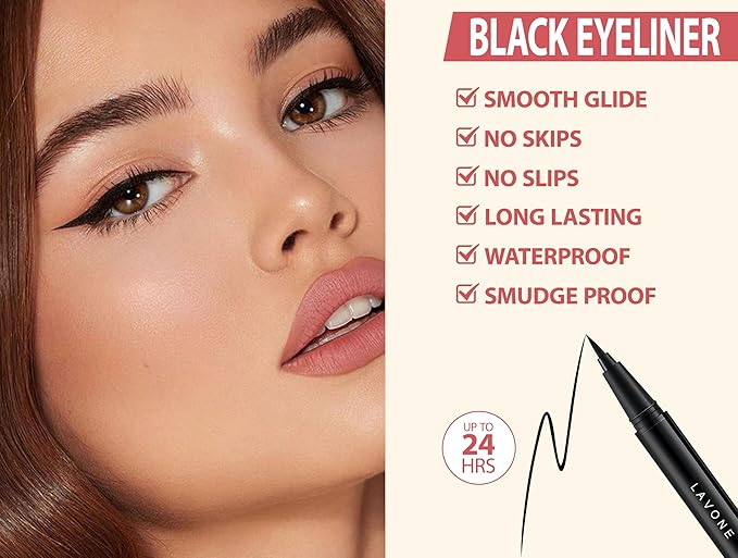 Eyebrow Pencil Kit, with Microblading Eyebrow Pen, Eyebrow Gel, Eyeliner, Eyebrow Brush, Eyebrow Pencils for Women, Waterproof, Smudge Proof, Long Lasting Makeup Formula - Blonde