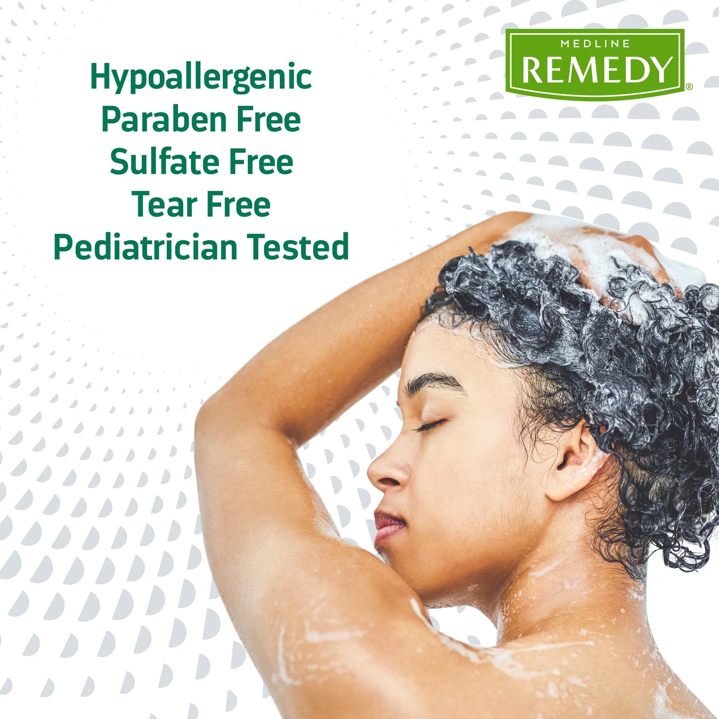 Medline Remedy Clinical Hydrating Shampoo & Body Wash (16 fl oz), Vanilla Scent, Cleanser, No-Rinse, Adults, Kids, Shower Or Bed