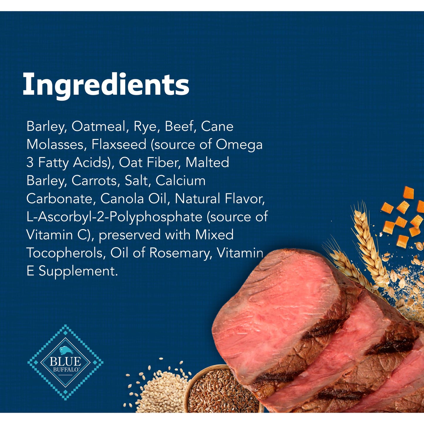 Blue Buffalo Health Bars Crunchy Dog Biscuits, Oven-Baked With Natural Ingredients, Beef, 16-oz Bag