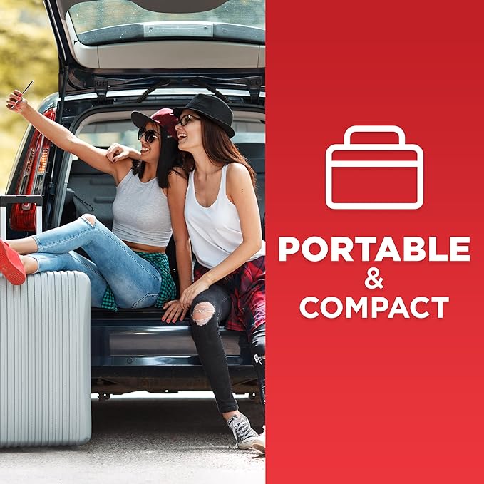 All-Purpose Portable Compact First Aid Kit for Minor Cuts, Scrapes, Sprains & Burns, Perfect for Home, Car, Travel, Camping Essentials & Outdoor Emergency Kit, 160 Pieces