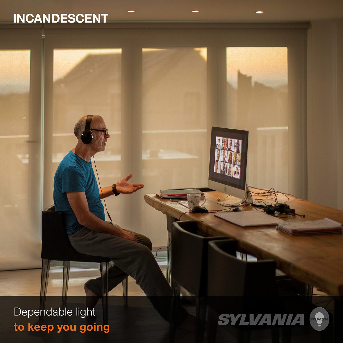 Sylvania Incandescent R20 Flood Light Bulbs, 45W, 230 Lumens, 2850K, Warm White, Value Pack - 6 Pack (15676)