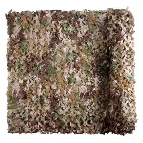 iunio Camo Netting Camouflage Netting, Camo Net Bulk Roll Camouflage Mesh Nets for Hunting Blind Deer Stand Military Party Decorations Sunshade Shooting (19.68ft*19.68ft/6m*6m, Brown Camo)