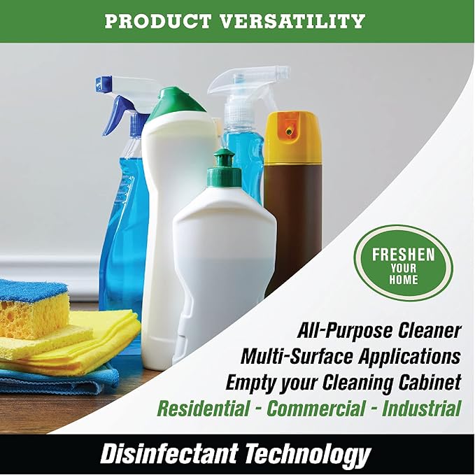 SNiPER Hospital Disinfectant, Odor Eliminator & All-Purpose Cleaner, 4 Ounce Spray, 6-Pack