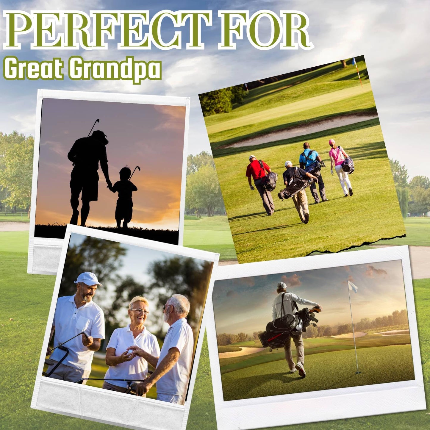 CybGene Great Grandpa Gifts Golf Balls Set for Men, Perfect for Great Grandpa, Golf Lovers for Birthday & Father's Day