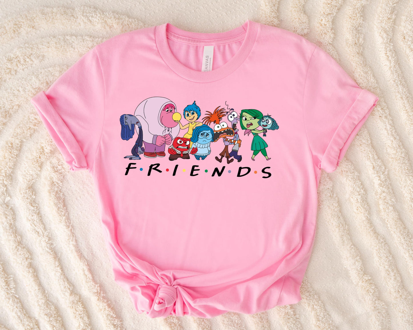 Inside Out 2 Character T-Shirt, Mental Health Shirt, Friends & Emotions Shirts - Kids & Adult Multi