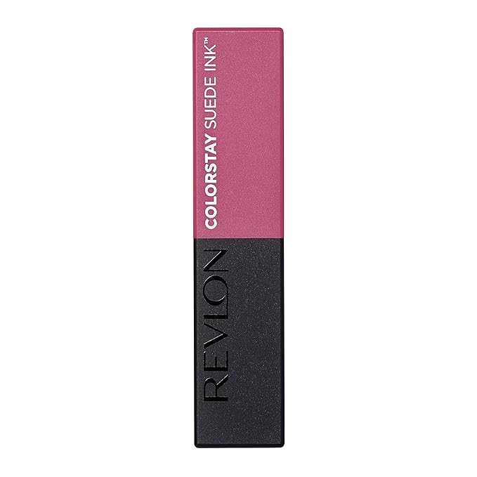 Revlon Lipstick, ColorStay Suede Ink, Built-in Primer, Stocking Stuffer for Women, Waterproof, Smudge-proof, Matte Color, 009 In Charge, 0.09 oz
