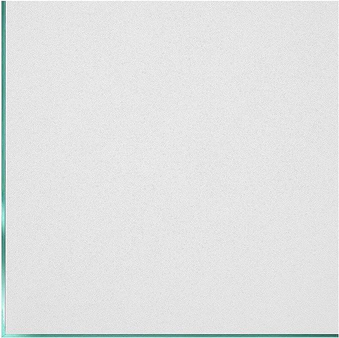 Coavas Window Privacy Film Frosted Glass Static Clings, Decorative Bathroom Door Privacy Film Day and Night, Heat UV Blocking Anti-Glare Frosting Stickers Renter Non-Adhesive, 45.2 x 157.5 Inch, White